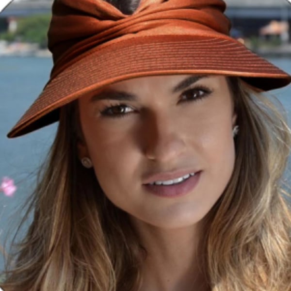 Hatt, Dam Solhatt Bred Brätte Sommar Upf 50+ UV-skydd Strand Sport Hatt, Mors Dag Alla Hjärtans Dag Bästa Present till Mamma och Fru (Kaffebrun)
