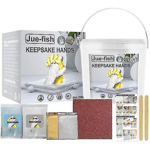 Vuxenpar 3D Hand Casting Kit Hand Mold Set Gjutning Present Idé