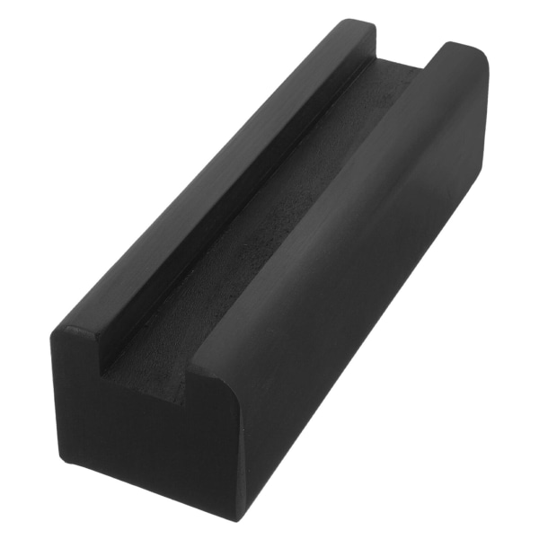 Träspegelhållare multifunktionell spegelhållare hushållsspegelram heminredning (25X7,5CM, svart)