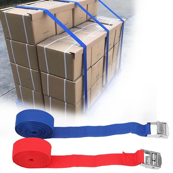 Bilspänningsrep Tie Down Strap Justerbar Utility Strap Snabbfrigörande Bälte Zink Alloy Universal Bundle Bälte