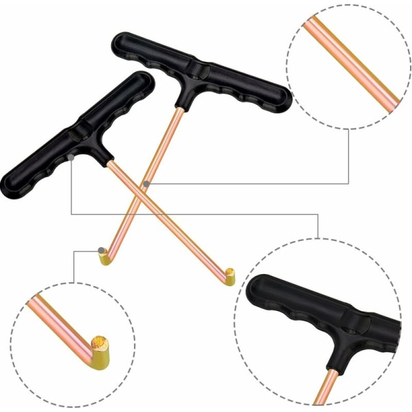 2-pack fjäderverktyg för studsmatta, fjäder T-krok dragverktyg