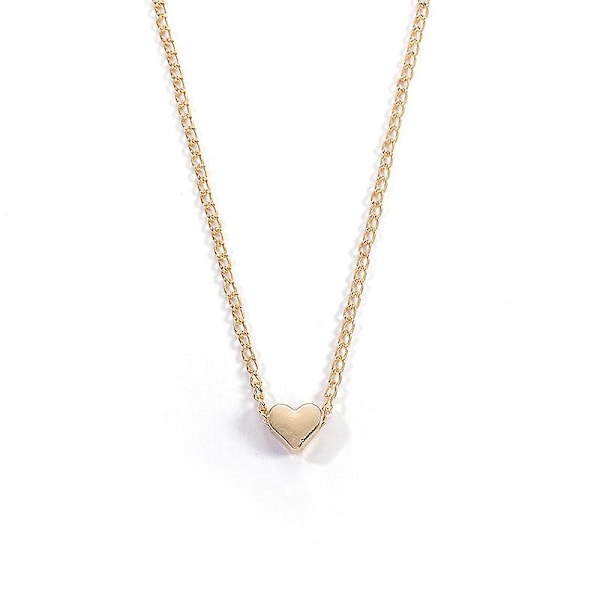 Halsband Mode Hjärt Halsband För Kvinnor Kort Kedja Form Hänge Halsband Bohemisk Smycken Hänge Halsband