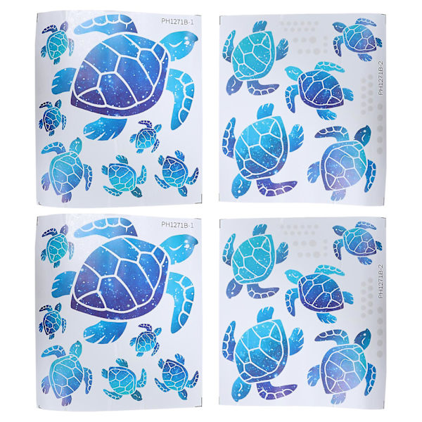 4 Turtle Väggdekaler