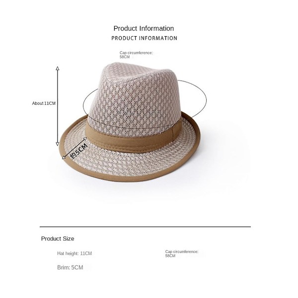 Hattar, sommar unisex lätt klassisk mjuk cool mesh pork pie hatt andningsbar hatt bästa mors dag och årsdag presenter till mamma och fru. (svart)