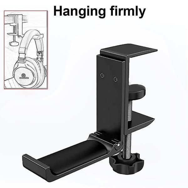 Foldbar Hovedtelefon Stativ Hanger Holder Aluminium Headset