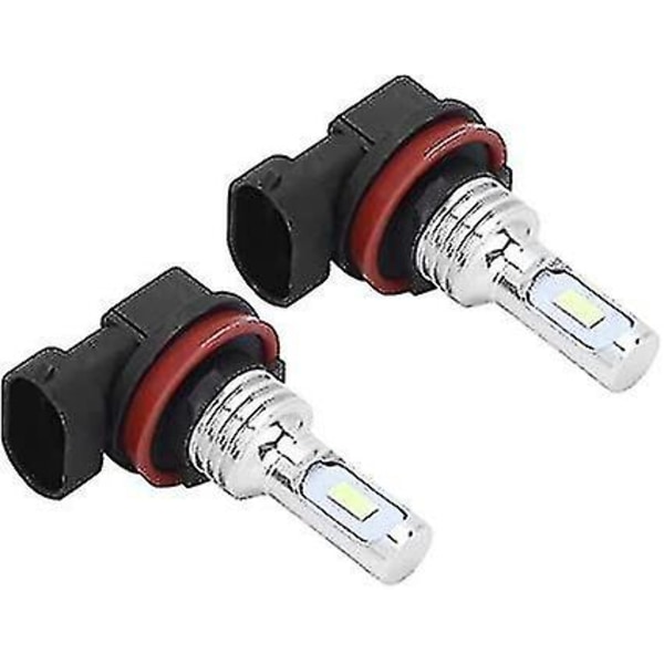 Led dimljuslampa, H11 80w 8000k 12-24v Universal Led dimljuslampa lampa is 2pcsblue_cc