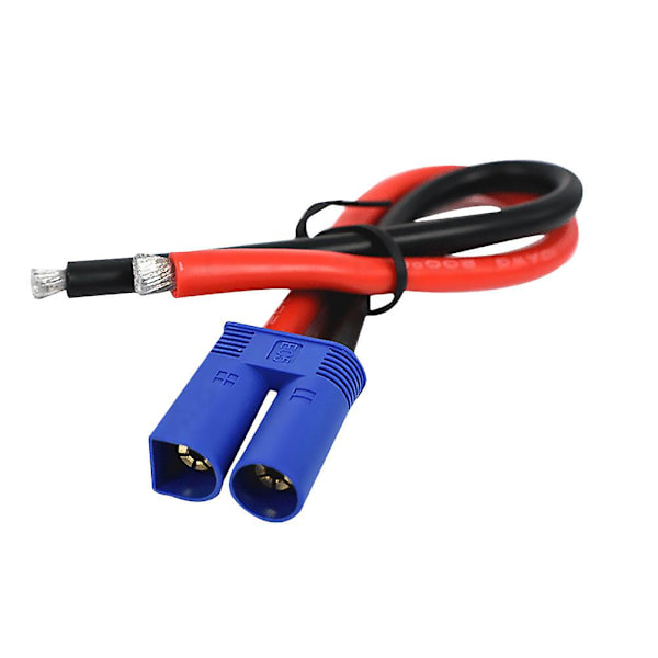 1 stk. 0,2 m Ec5 han-stikkabel vandtæt batteriadapterkabel bilnødstart strømforsyning stikledning (20x3cm, som vist på billedet)