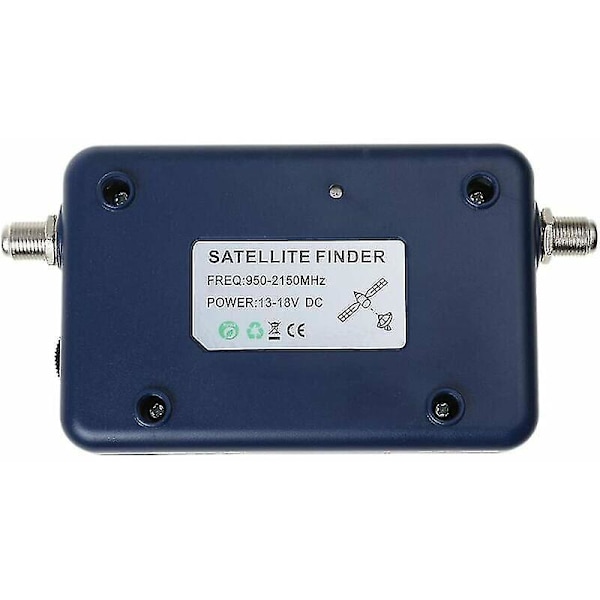 Digital Satellitpejl/Satfinder Paraboldetektor Signal Locator med Kompass Buzzer Svart