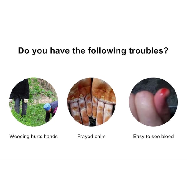Havehandsker med fingerspidskløer, plantehavehandske, slidbestandige beskyttelseshandsker til plantning, gravning, tipning