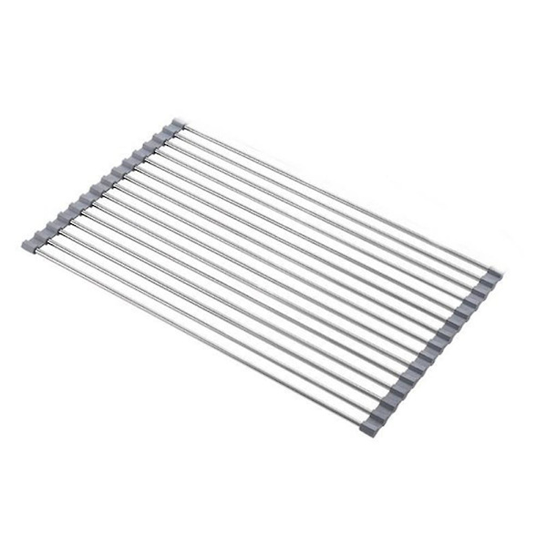 Justerbar avlopp rostfritt stål diskbänk avlopp rack frukt grönsak avlopp kök porslin 52x41c