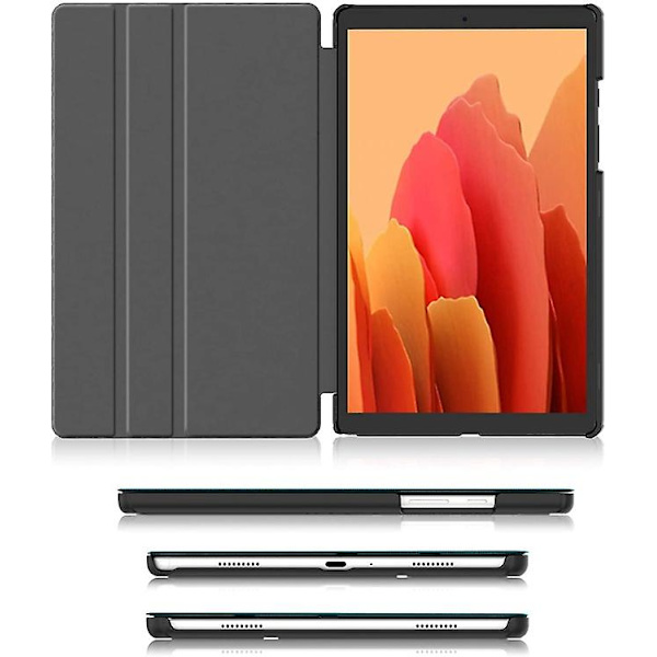 Passer til Samsung Tab A7 10.4 Tablet Etui Med Penneholder 2020 Model Drop-proof Beskyttende Cover Etui, Stabil Magnetisk Flip-sort