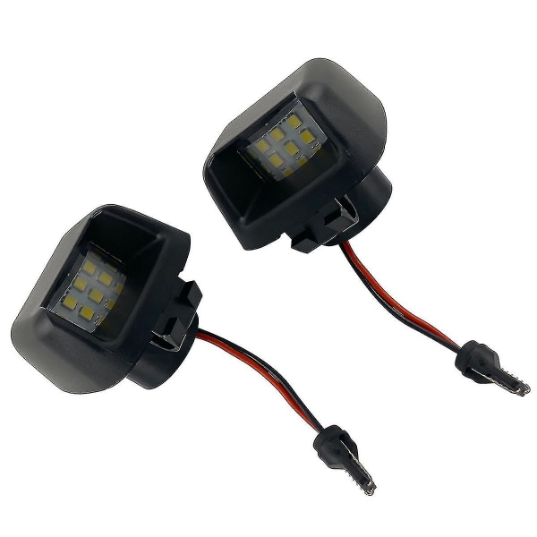 2x LED-skiltlyslampehus for Navara D40 2007-2019 26510-zp50a