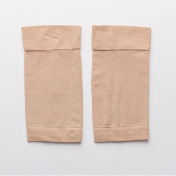 1 par tatueringstäckningskompressionsärmar band underarm concealer stöd hudfärg tatuering eftervård UV-skydd överärm (hudfärg)