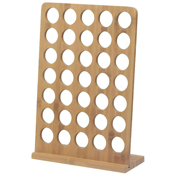 Förvaringslåda för kaffekapslar i bambu, förvaring för kaffekapslar, skrivbordsställ för kaffekapslar (41,50 x 28,00 x 11,00 cm, som visas på bilden)