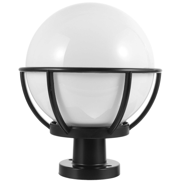 1 set lampunpylvään pallomaista lampunvarjostin koristeellinen kanava street pallomainen lampunvarjostin (34X25CM, kuten kuvassa)