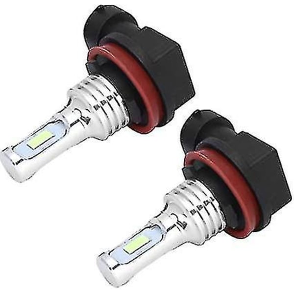Led Tåkelyspære, H11 80w 8000k 12-24v Universal Led Tåkelyspære Lampe Is 2stkblå_cc