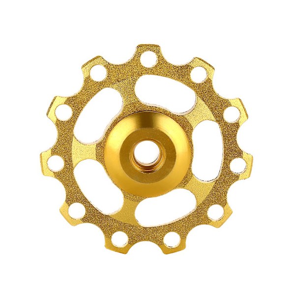 2023 Nye 2 stk Aluminium Forseglede Lager Jockey MTB Sykkel Bakgir Derailleur Remskiver Verktøy Tilbehør（gull）