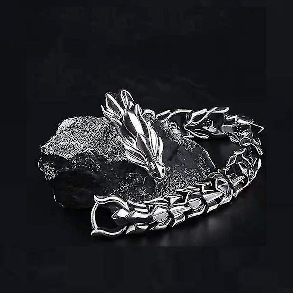 Herrar Dominerande Retro Dragon Scale Keel Enkelt Armband