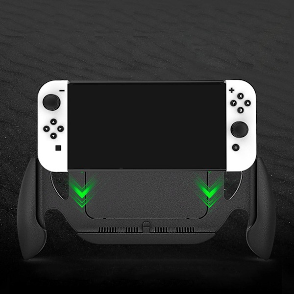 Laddningsdocka för spelkontroll, kompatibel med Switch Oled-laddning (svart)