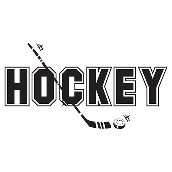 1 st hockey väggdekal