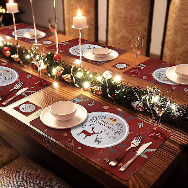 Juldukar, 12 st juldukar och underlägg