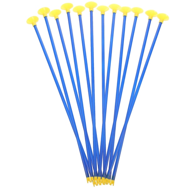 12-paknings erstatningssugekopppiler for barn Bueskytingspiler Barnepiler Partyfavoritter (42X3 cm, blå)