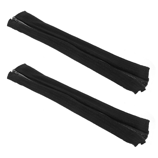 1 par kontorstol armlæn beskytter stol armlæn pude (sort) (45X16 cm, sort)