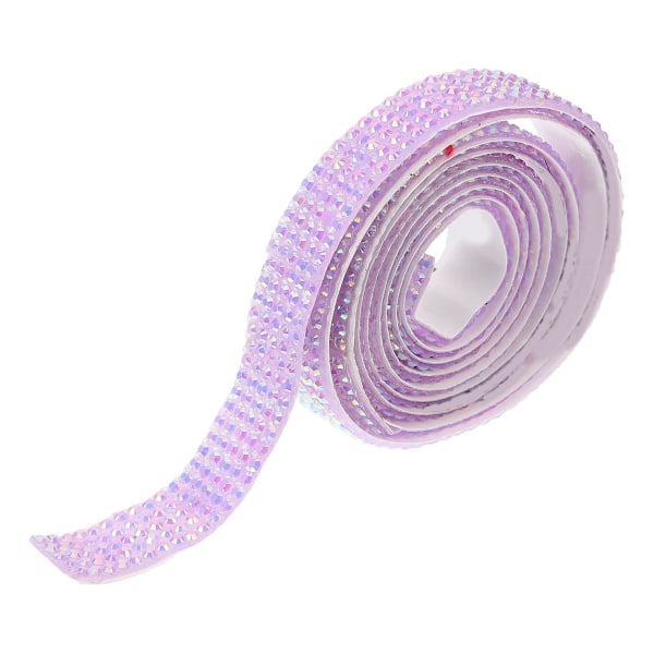 rulle med självhäftande strass glitterband för gör-det-själv kläder hantverk glitter strass remsor (90.00X1.00X0.20CM, som visas på bilden)