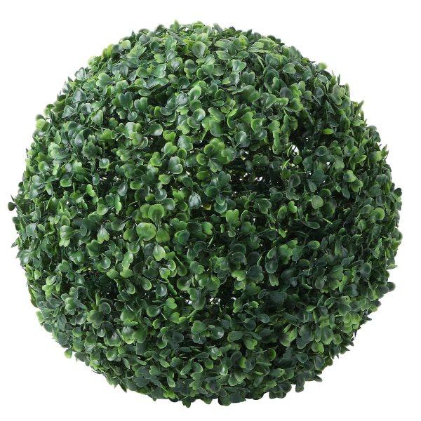 1 styk indkøbscenter hjemme kunstgræs bold hængende græs bold plante bold dekoration (23.00X23.00X12.00CM, grøn)