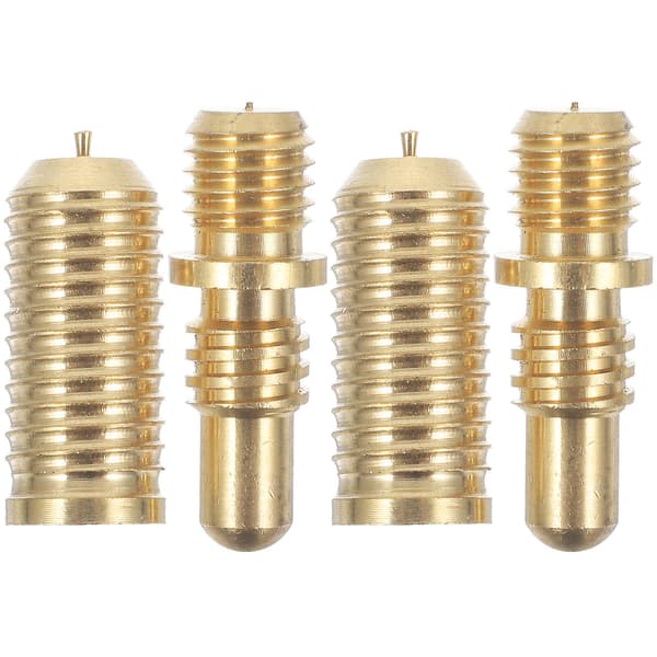 2 sæt billardkø-forbindelsesstifter, billardkø-spidsskruer, billardkø-hardware-tilbehør (4.00X1.00X1.00CM, guld)
