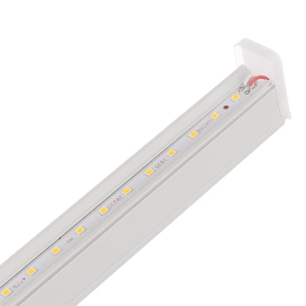 2023 Ny opgraderet LED Tube T5 Lampe 220V Plastic Fluorescerende Lys 9W-18W Varm/Kold Hvid（Sort hvid）
