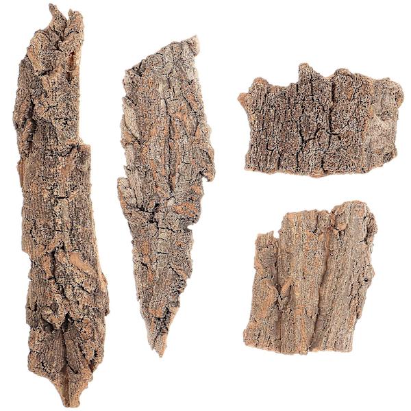 4-pak kæledyrsreptil bark klatre bark dekorationer (20X10cm)