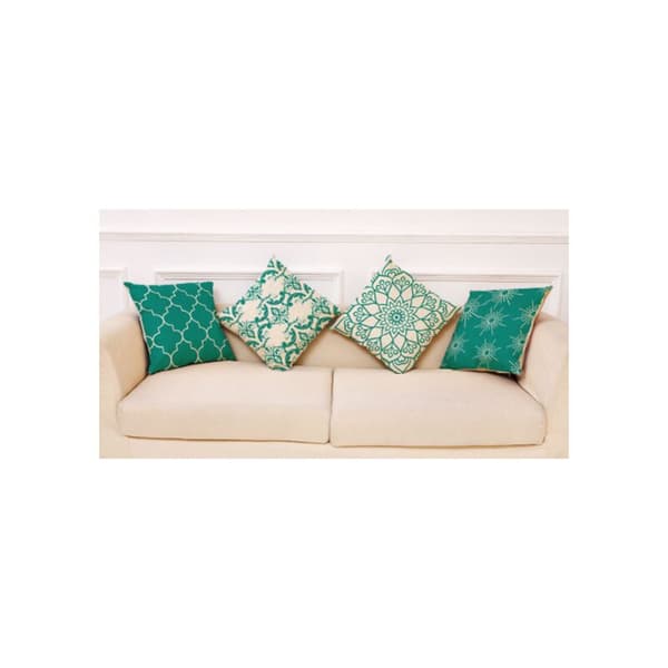 Set om 4 kuddfodral 45×45 Modernt dekor kuddfodral Soffa kuddfodral Dekoration Hem Vardagsrum Sovrum Soffa Stol B