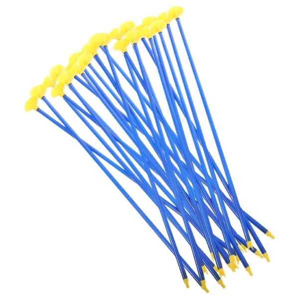 12 övningspilar, sugträningspilar, utomhusskjutpilar, skjutspelspilar (47,00X3,00X0,50CM, som visas på bilden)