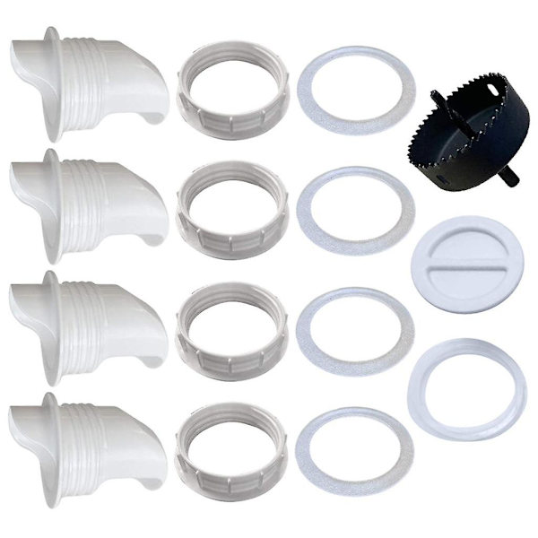 Kycklingmatare Portar Diy Fjäderfä Gravitationsmatare Kit För Tråg Anka Duva