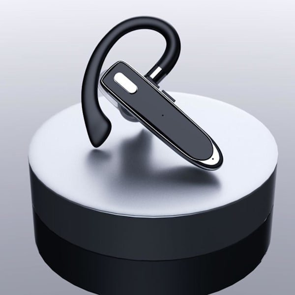 Bluetooth-headset trådlöst Bluetooth-headset V5.2 Handsfree-hörlurar med inbyggd mikrofon för körning/affärer/kontor（Svart）