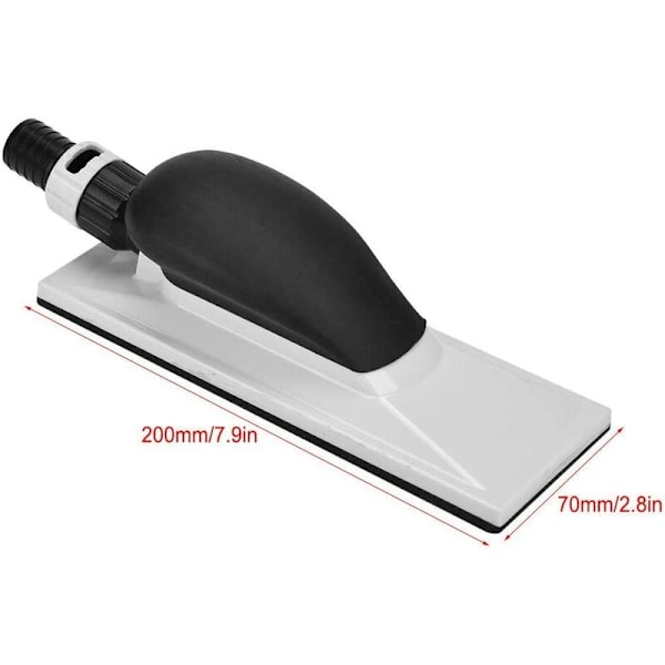Manuell slipningssvamp med dammfri slipning, 200 x 70 mm