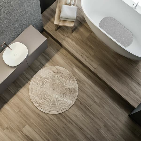 Badmatta i stenoptik från relaxdays