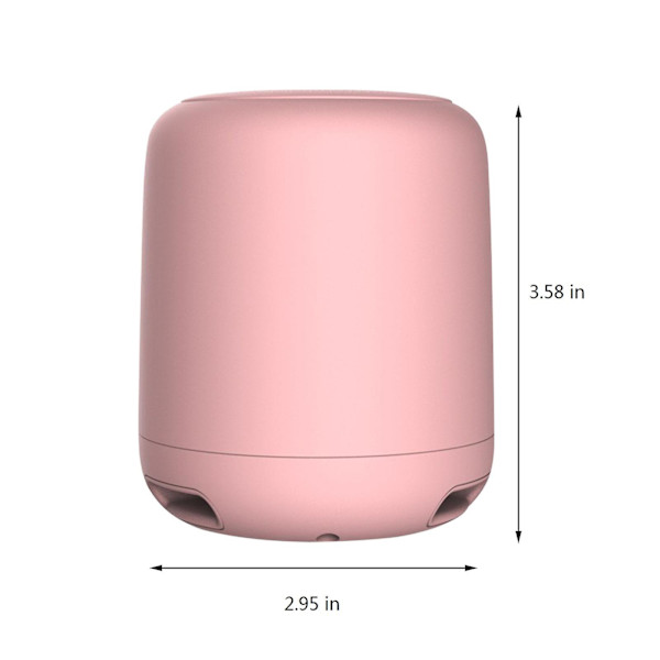 Bärbar högtalare Bluetooth-högtalare Bluetooth 5.0 Även AUX-kabel（Rosa）
