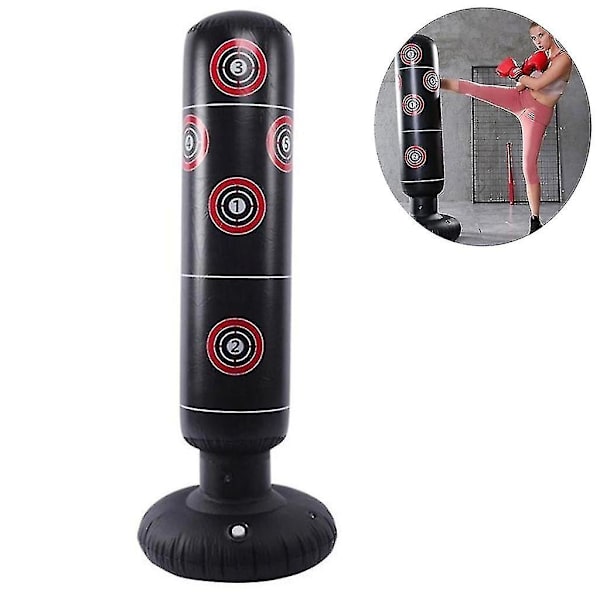 Boxningssäck Vuxna 160 Cm, Stående Boxningssäck Boxningssäck Uppblåsbar Box