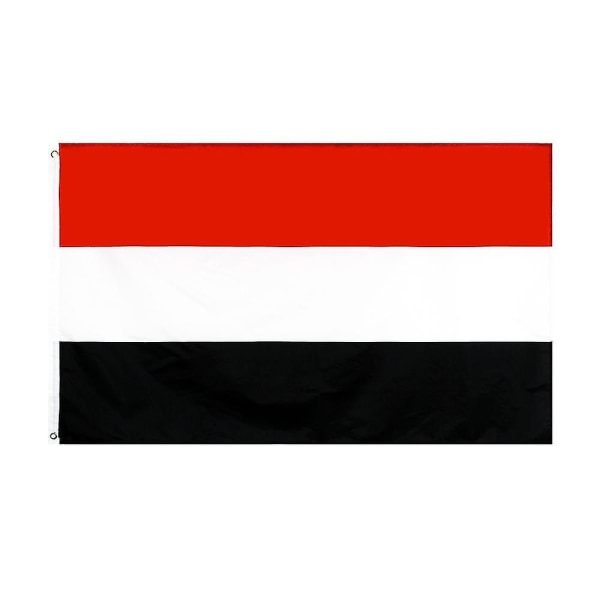 60x90 90x150cm Yemen Yemenitisk flag til dekoration（90 x 150cm）