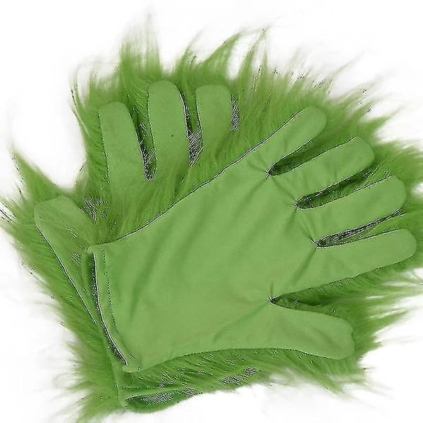 Jul Grinch Som Mask + Handskar Greenhorn Set