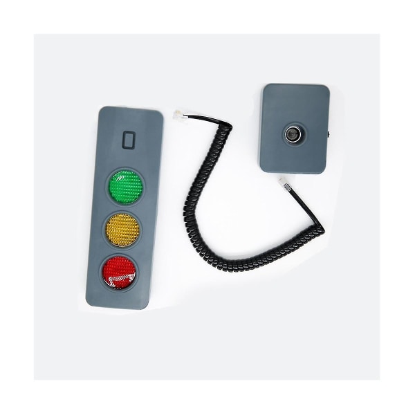 Parkeringssensor Garage Smart Parkeringssensor LED Trafikljus Parkeringslarm Anti-kollisionsvarning D（Blå）