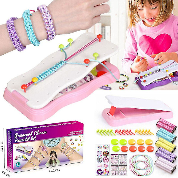 Vennskapsarmbåndsett for tenåringsjenter DIY-armbånd, JXLGV (rosa)