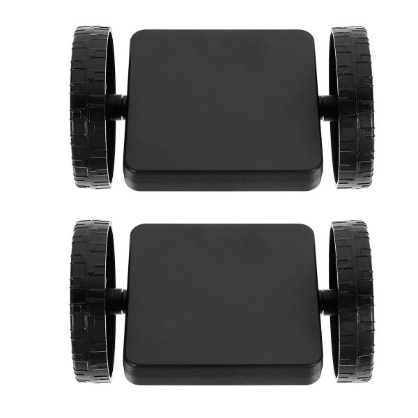 2-pack of children's intelligence development smart magnetic components magnetic wheel (random style) black)