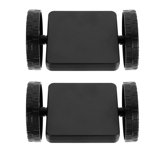 2-pakning med smarte magnetiske komponenter for barns intelligensutvikling magnetisk hjul (tilfeldig stil) svart)