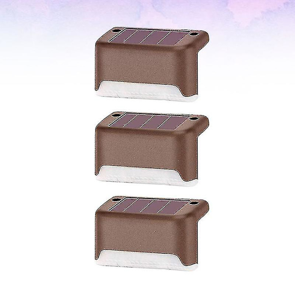 3 stk LED solcellelys