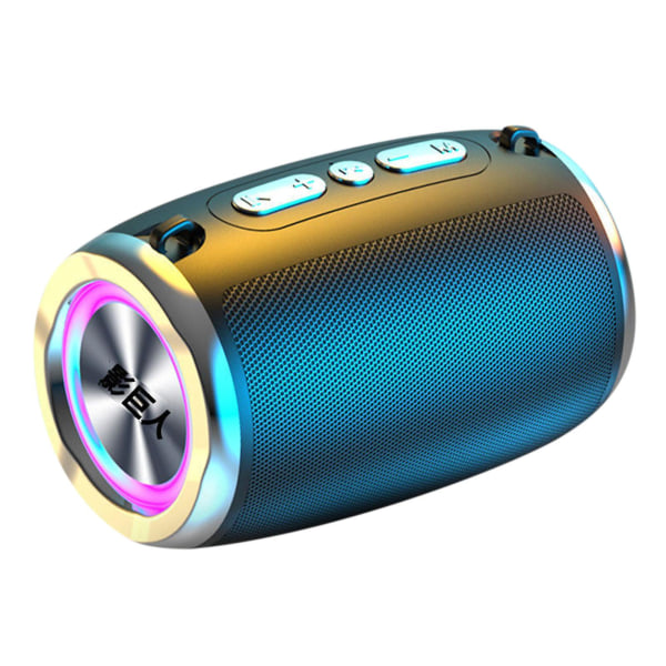 Intelligent Bluetooth högtalare Bluetooth liten högtalare Hög ljudkvalitet Hög volym Bilmonterad hushållskortsinsättning Subwoofer FAN0380（Svart）