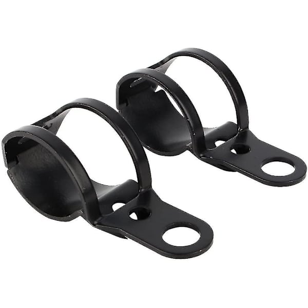 Motorcykel Blinkers Fäste Universal Blinkers Indikator Flytt Gaffelhållare Klämma (svart) (2st)