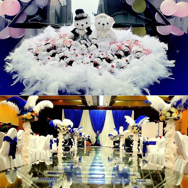 2m Feather Boa Strip Fluffy Craft Costume Hen Night Dressup Bryllup Fancy Party Qinhai（Grønn）